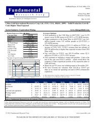 China Gold International Resources Corp Ltd. (TSX ... - Baystreet.ca