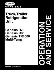 Truck/Trailer Refrigeration Unit - Sunbelt Transport Refrigeration