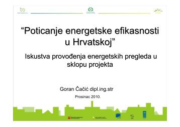 Energetski audit – implementacija i evaluacija