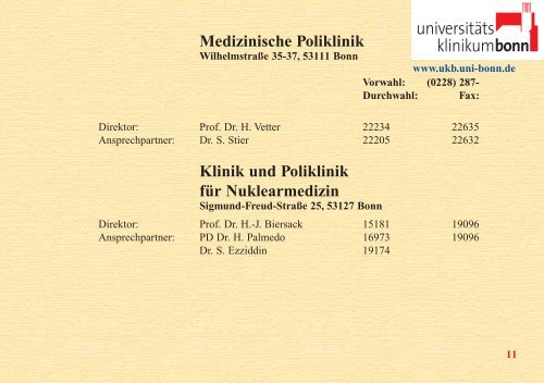 Evangelische Kliniken Bonn gGmbH - Tumorzentrum Bonn eV