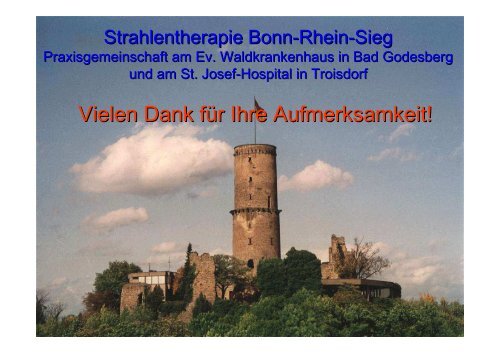 Strahlentherapie Bonn-Rhein-Sieg - Tumorzentrum Bonn eV