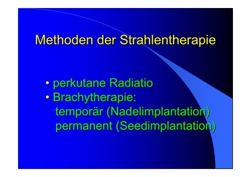 Strahlentherapie Bonn-Rhein-Sieg - Tumorzentrum Bonn eV