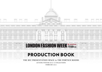 PRODUCTION BOOK - London Fashion Week