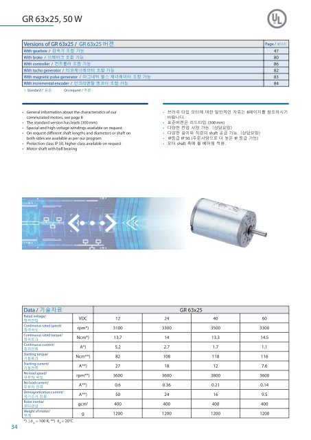 Brushed DC-Motors DC-ëª¨í° - Dunkermotoren