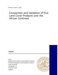 Comparison and Validation of Five Land Cover Products over the ...