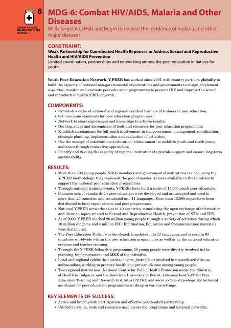 MDG-6: Combat HiV/aiDs, Malaria and other ... - mdgnet.undg.org