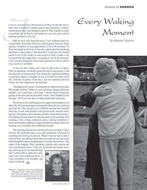 View full issue in PDF - The Mindfulness Bell