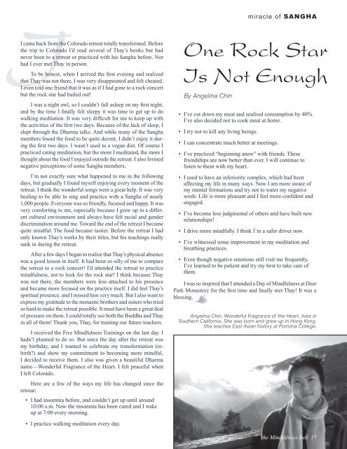 View full issue in PDF - The Mindfulness Bell