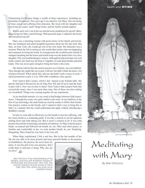 View full issue in PDF - The Mindfulness Bell