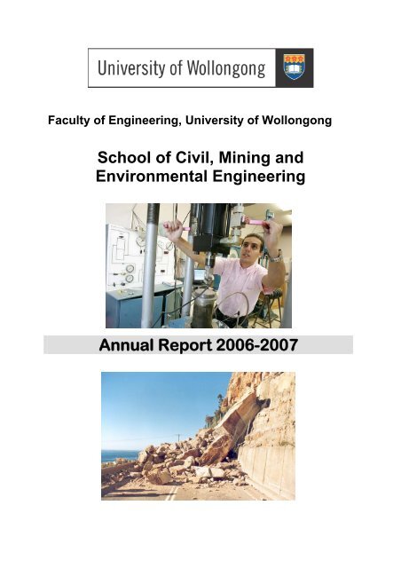 School report 2006-07 - University of Wollongong