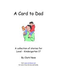 Kindergarten Level 17 Stories - Clarkness