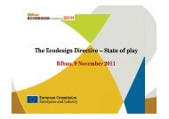 The Ecodesign Directive â State of play - Ihobe