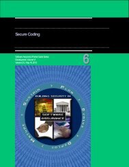 Secure Coding SwA Pocket Guide - Build Security In - US-CERT