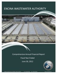 2012 CAFR - Encina Wastewater Authority