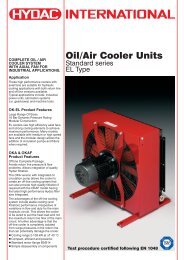Oil / Air Cooler Units - Hydac