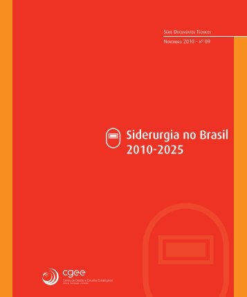 09-10: Siderurgia no Brasil 2010-2025 - CGEE
