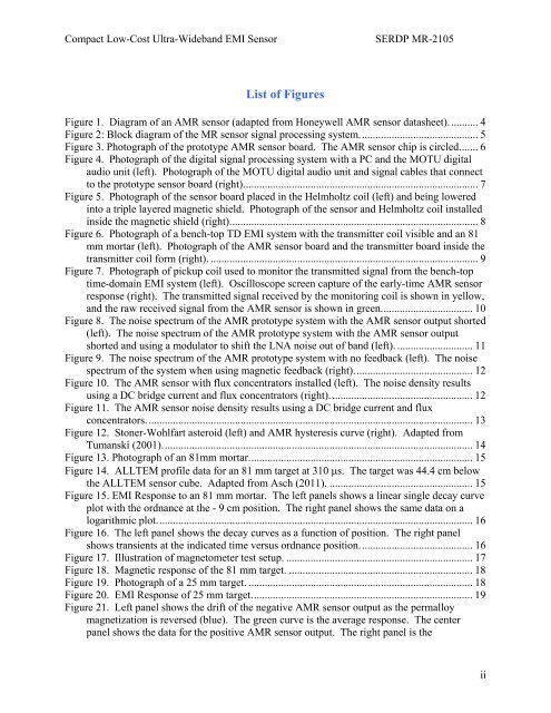 Final Report - Strategic Environmental Research and Development ...