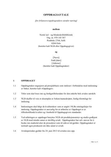 frilansavtale sendt ut 130621. pdf - NLB