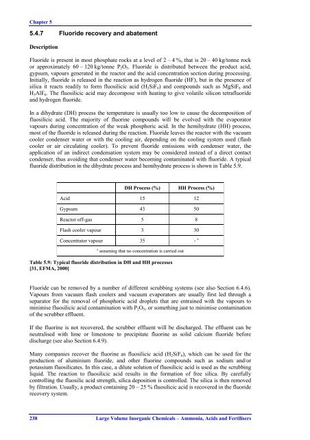 Large Volume Inorganic Chemicals - Ammonia ... - ammk-rks.net