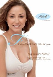 Natrelle® Silicone-Filled Breast Implants Patient ... - Allergan