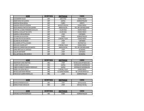 Listagem Geral - SETEMBRO 2012 - Prefeitura Municipal de Santa ...
