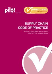 SUPPLY CHAIN CODE OF PRACTICE - Oil & Gas UK