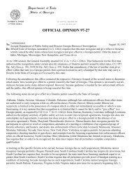 Georgia AG - Honoring Other States Permit/Licenses - Handgunlaw.us