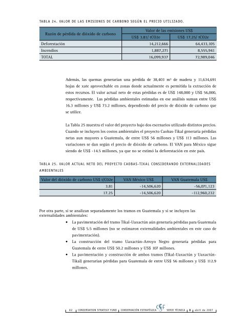 Análisis económico y ambiental de carreteras propuestas dentro de ...