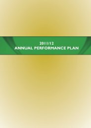 Annual Performance Plan 2011/2012 - Department of Agriculture ...