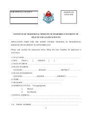 Application Form-Short Course-TMD.pdf - Muhimbili University of ...