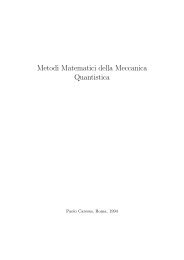 Metodi Matematici della Meccanica Quantistica - Caressa.it