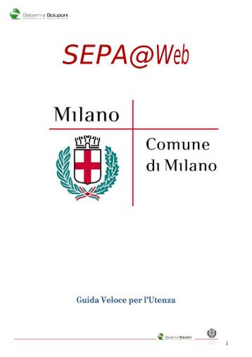 SEPA@Web - Servizi On-line - Comune di Milano