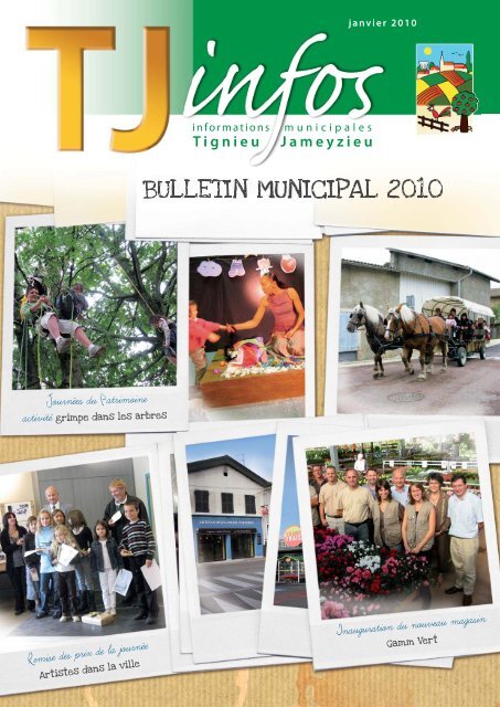 Bulletin de janvier 2010 - site mairie Tignieu-Jameyzieu