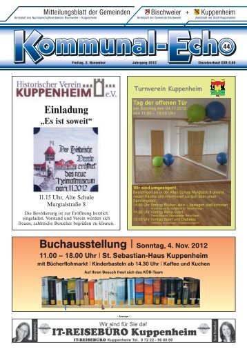 Redaktion kw 44.qx4 - Stadt Kuppenheim: Home