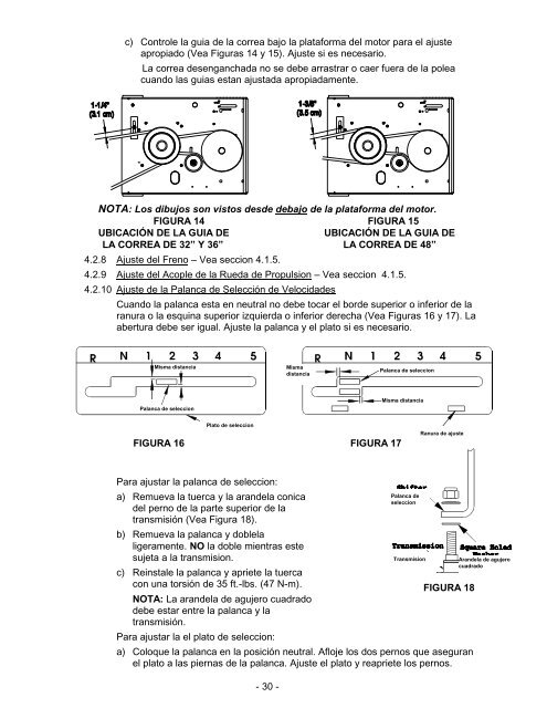 MANUAL DEL OPERADOR - Exmark