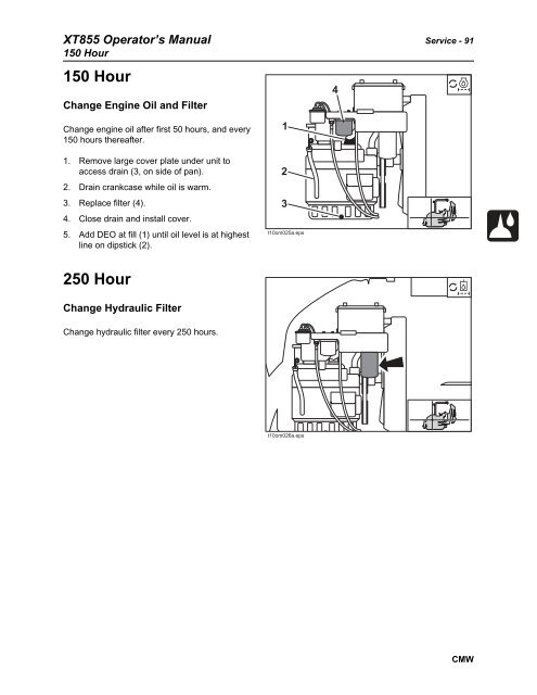 XT855 Operator's Manual - Ditch Witch