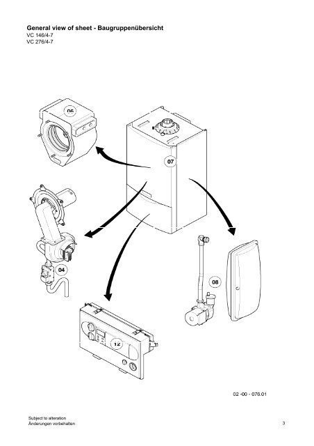 Spare parts catalogue Ersatzteilkatalog - Vaillant