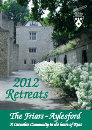 Aylesford Retreat Leaflet 12