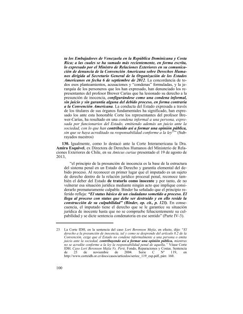 II, 1, 16- LIBRO ARBC vs  VENEZUELA ANTE CIDH  ANALISIS CRITICO 2014