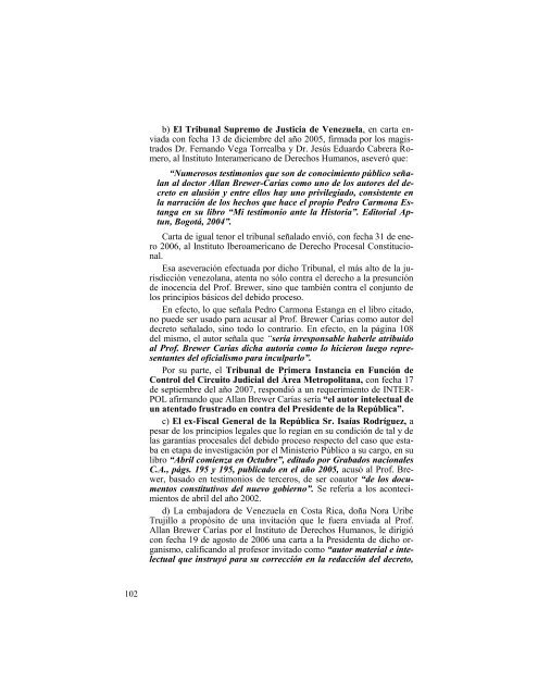 II, 1, 16- LIBRO ARBC vs  VENEZUELA ANTE CIDH  ANALISIS CRITICO 2014