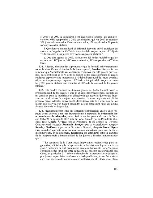 II, 1, 16- LIBRO ARBC vs  VENEZUELA ANTE CIDH  ANALISIS CRITICO 2014