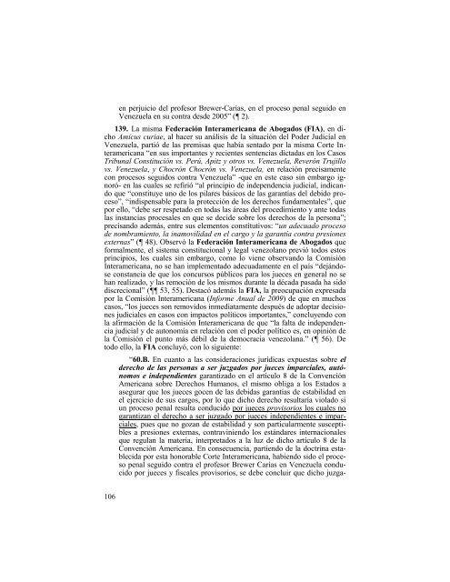 II, 1, 16- LIBRO ARBC vs  VENEZUELA ANTE CIDH  ANALISIS CRITICO 2014