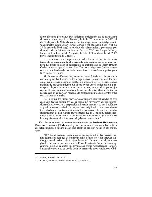 II, 1, 16- LIBRO ARBC vs  VENEZUELA ANTE CIDH  ANALISIS CRITICO 2014