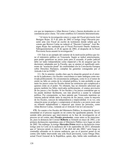 II, 1, 16- LIBRO ARBC vs  VENEZUELA ANTE CIDH  ANALISIS CRITICO 2014