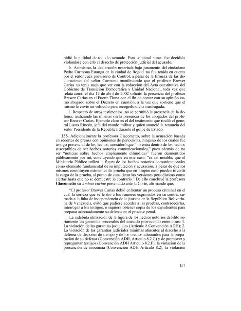 II, 1, 16- LIBRO ARBC vs  VENEZUELA ANTE CIDH  ANALISIS CRITICO 2014