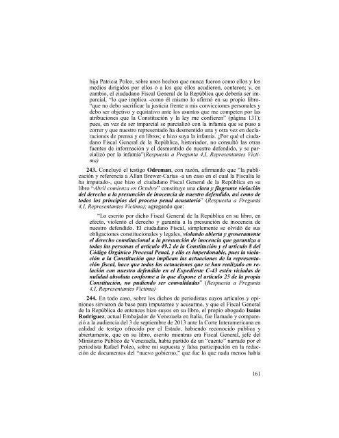 II, 1, 16- LIBRO ARBC vs  VENEZUELA ANTE CIDH  ANALISIS CRITICO 2014