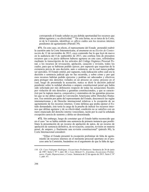 II, 1, 16- LIBRO ARBC vs  VENEZUELA ANTE CIDH  ANALISIS CRITICO 2014