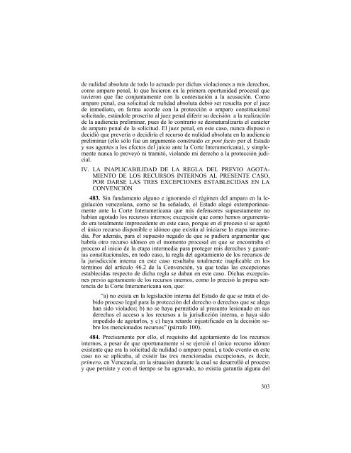 II, 1, 16- LIBRO ARBC vs  VENEZUELA ANTE CIDH  ANALISIS CRITICO 2014