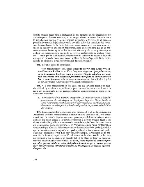 II, 1, 16- LIBRO ARBC vs  VENEZUELA ANTE CIDH  ANALISIS CRITICO 2014