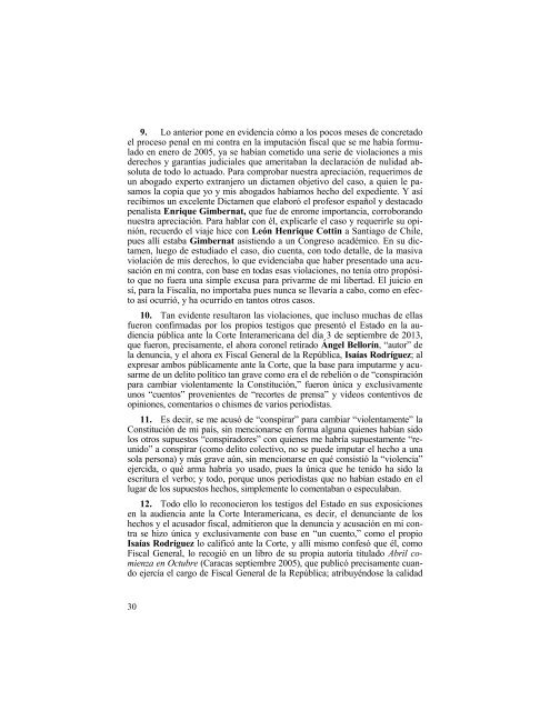 II, 1, 16- LIBRO ARBC vs  VENEZUELA ANTE CIDH  ANALISIS CRITICO 2014